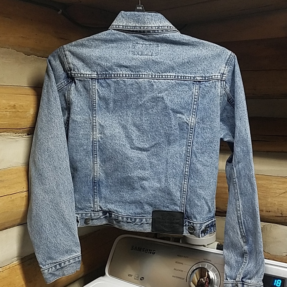 Ladies Harley Davidson Jean Jacket 💜 - Picture 3 of 8